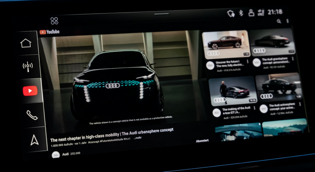 Audi “vkladá” YouTube do viacerých modelov Obrázok 9