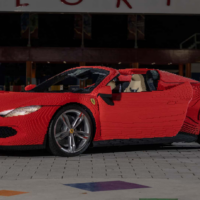 Ferrari 296 – vyrobené výhradne z Lego kociek Obrázok 2