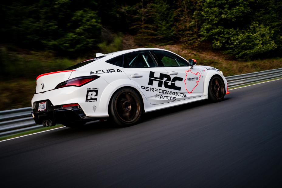 Acura Integra Type S s označením HRC Performance Parts na Nürburgringu